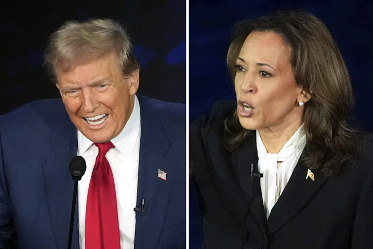 Headshots of a white man on the left and a woman with brown hair and eyes on the right