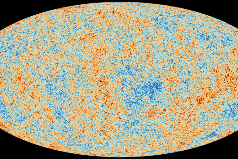 Cosmic microwave background.