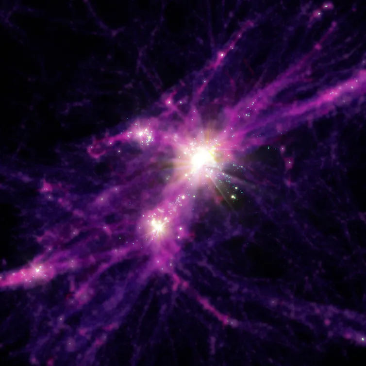 Starburst galaxies.