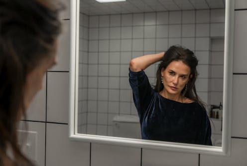 how The Substance uses body-horror in a feminist critique