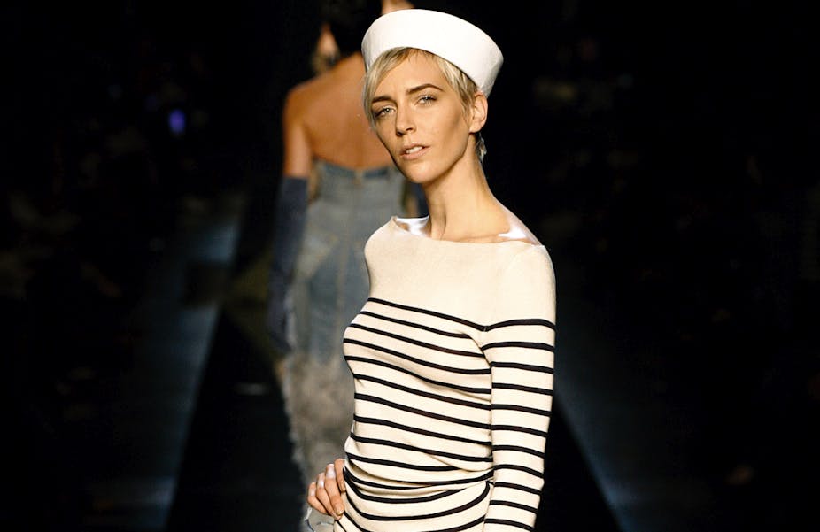 Jean Paul Gaultier and the true history of the fashion stripe