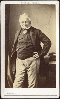 Adolphe Thiers (1797-1877), premier président de le IIIᵉ République
