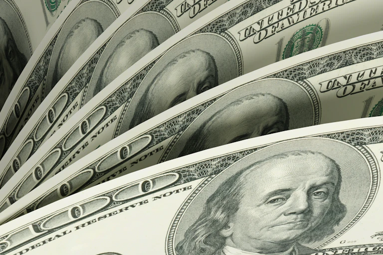 des billets de 1 dollar américain