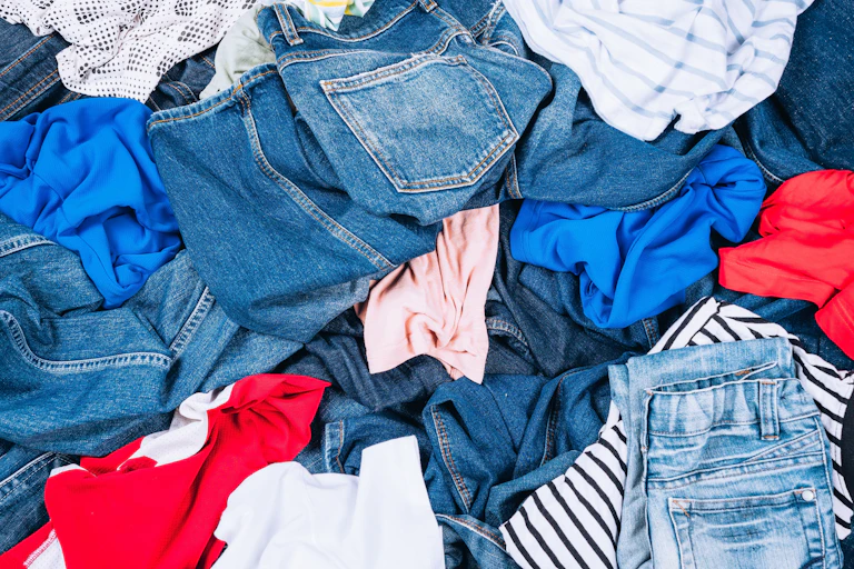 A pile of clothes