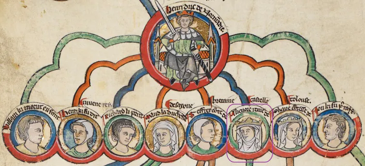 Crónica genealógica de los reyes de Inglaterra.