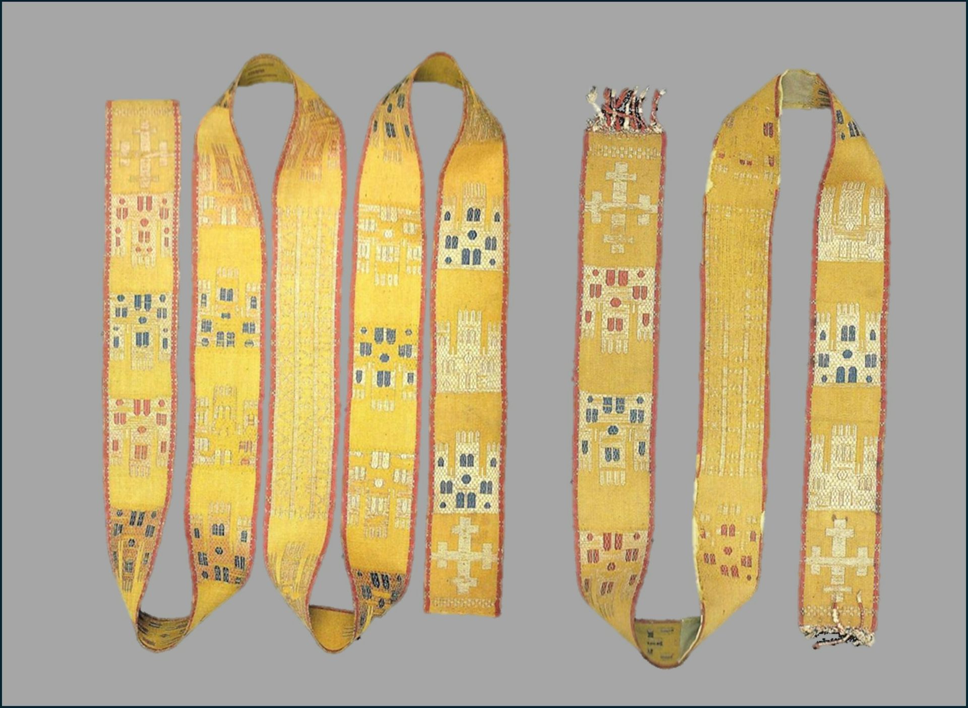 Estola y manípulo (Colegiata de San Isidoro de León).