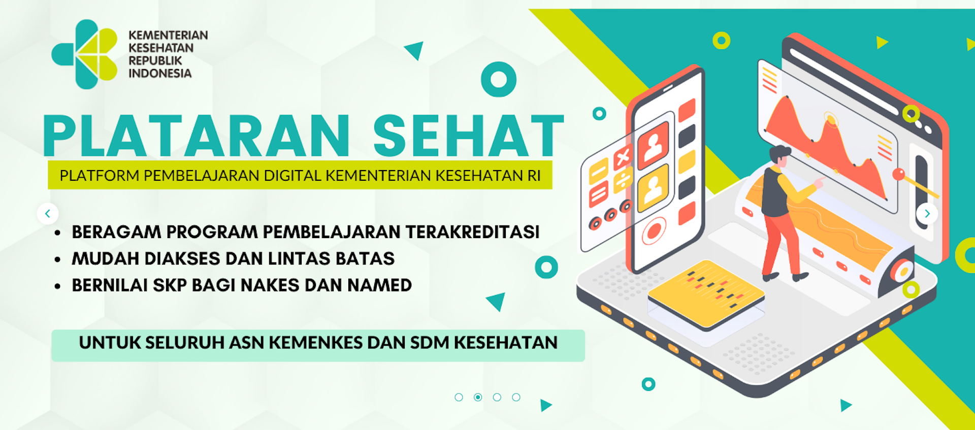 Plataran Sehat, aplikasi pembelajaran digital besutan Kemenkes.