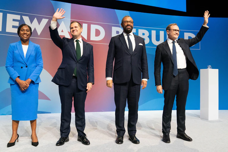 Kemi Badenoch, Robert Jenrick, James Cleverly, Tom Tugendhat
