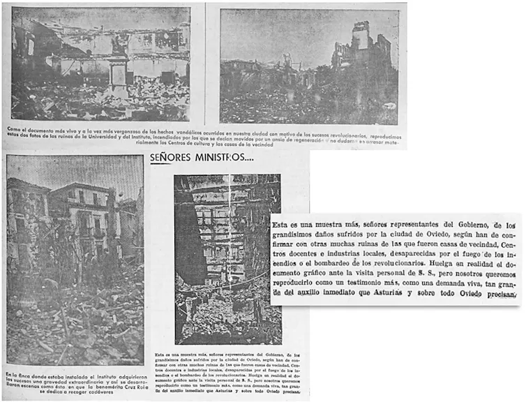 Recortes de _La Voz de Asturias_.