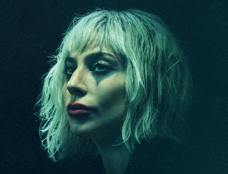 Lady Gaga as Harley Quinn.