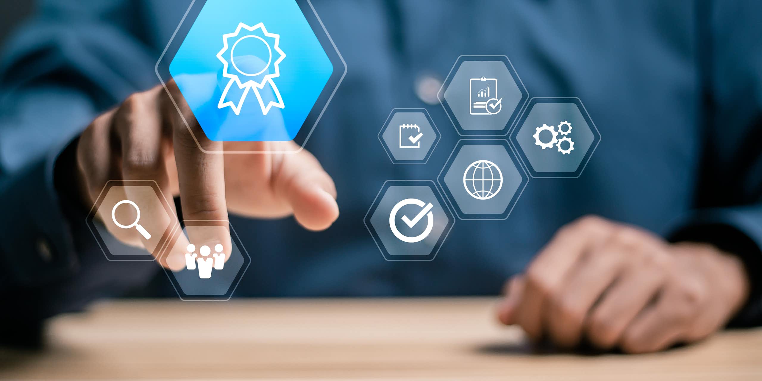 Different logos represent different kinds of standards.