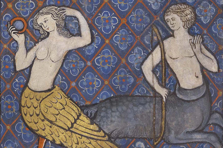 A Siren and a Centaur
