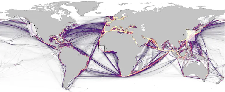 annotated world map