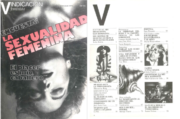 Portada del número 28 de la revista _Vindicación feminista_.