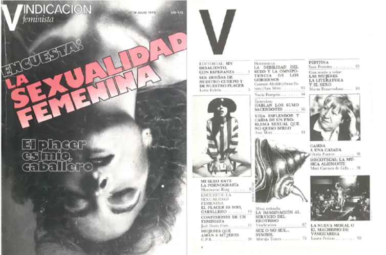 Portada del número 28 de la revista _Vindicación feminista_.