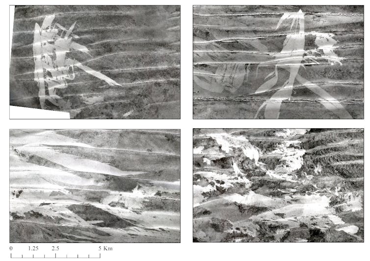 aerial photo 1940s of great sandy desert