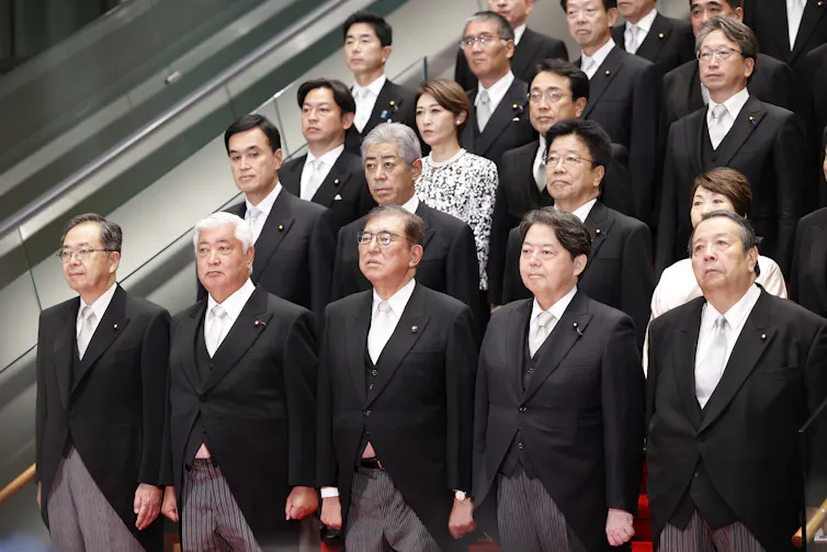 Ishiba's new cabinet.