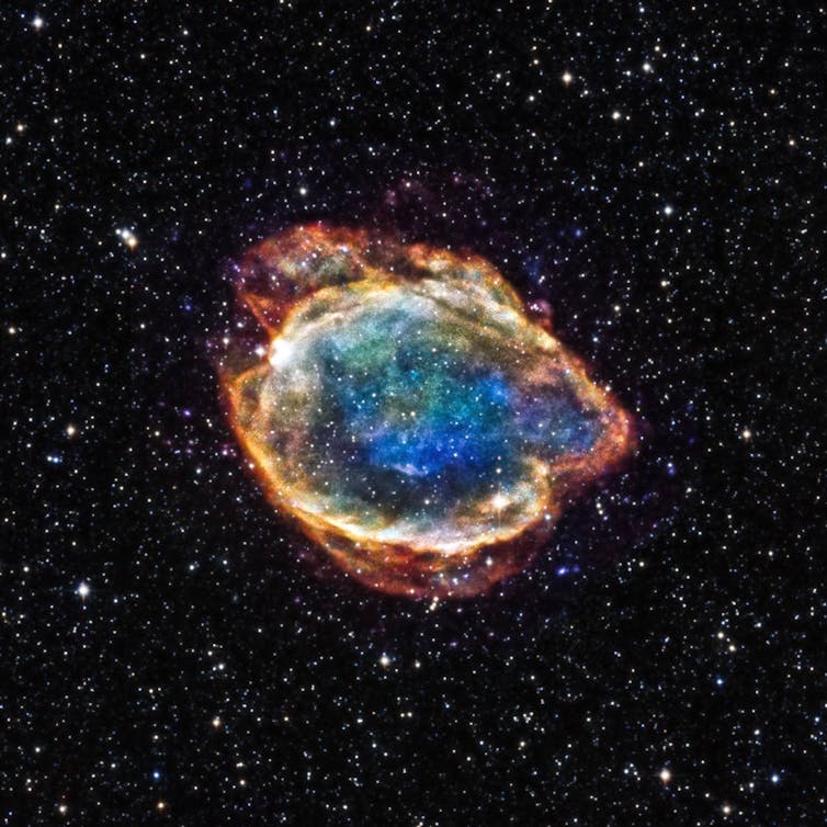 Type 1A supernova remnant.