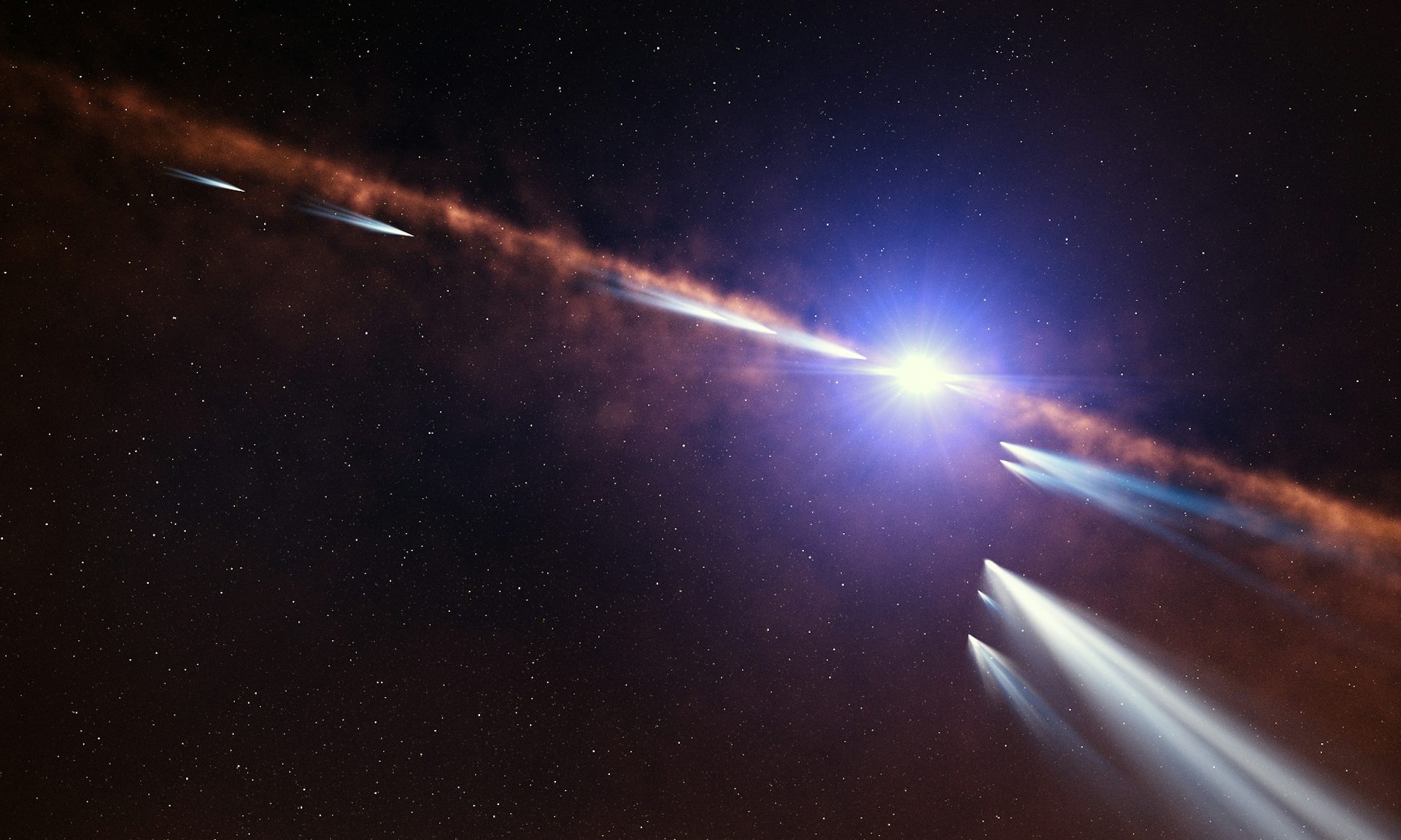 Comet Families Similar To Our Own Are Found Around Another Star 32817