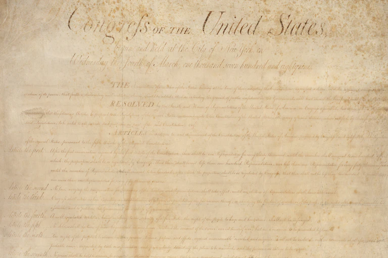 A parchment document with handwriting on it.