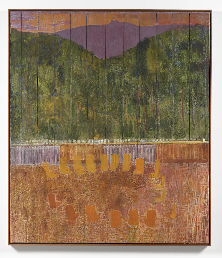 a painting of a landsape.