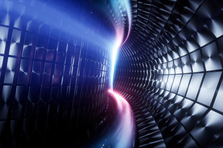 Fusion in a tokamak.