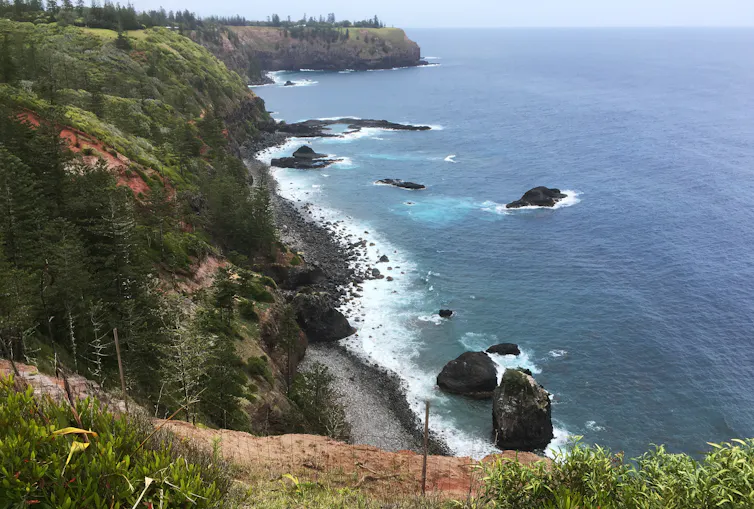 island coastline