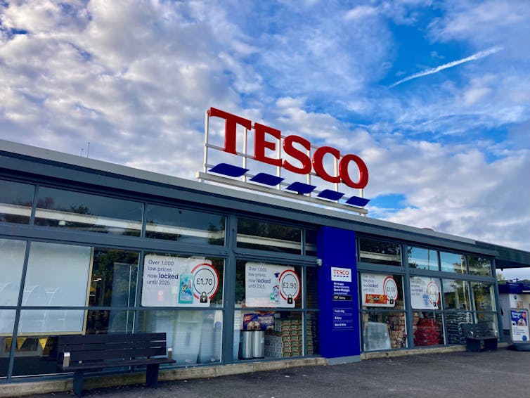 A Tesco store at Canwick Road Trading Estate, Linconshire.