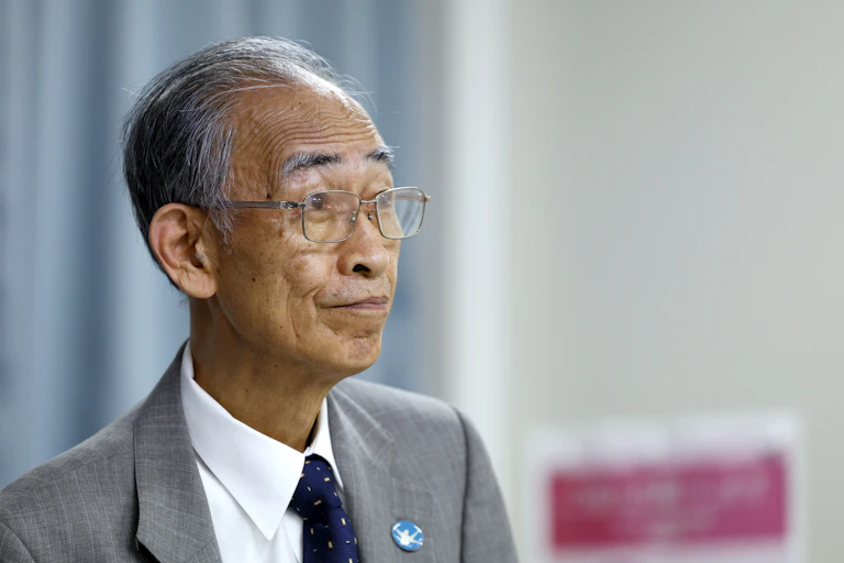 Nihon Hidankyo's deputy secretary-general, Jiro Hamasumi.
