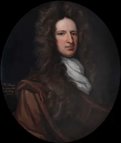 Portrait of James Johnston with large black wig
