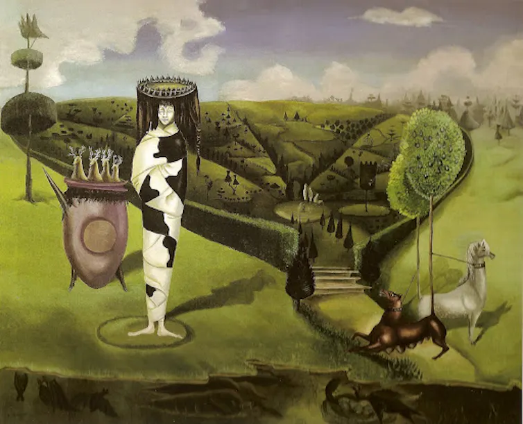 _Té verde_, de Leonora Carrington.