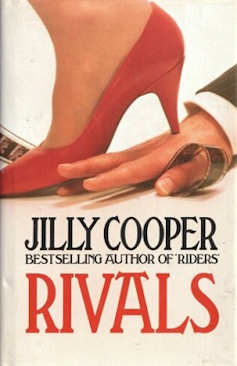 The original 1988 book cover of Jilly Cooper's Rivals.