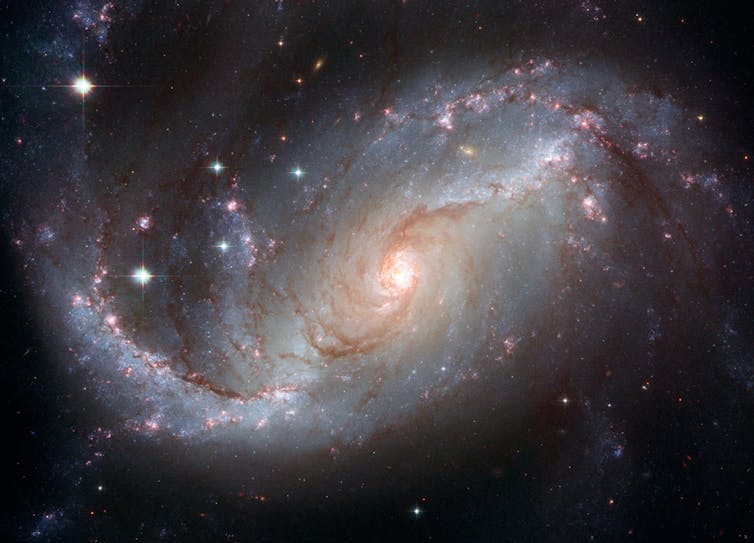 Barred spiral galaxy NGC 1672