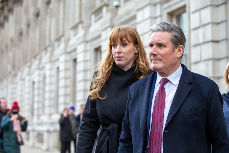 Angela Rayner and Keir Starmer