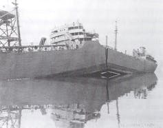 rotura del casco del SS Schenectady