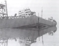 rotura del casco del SS Schenectady