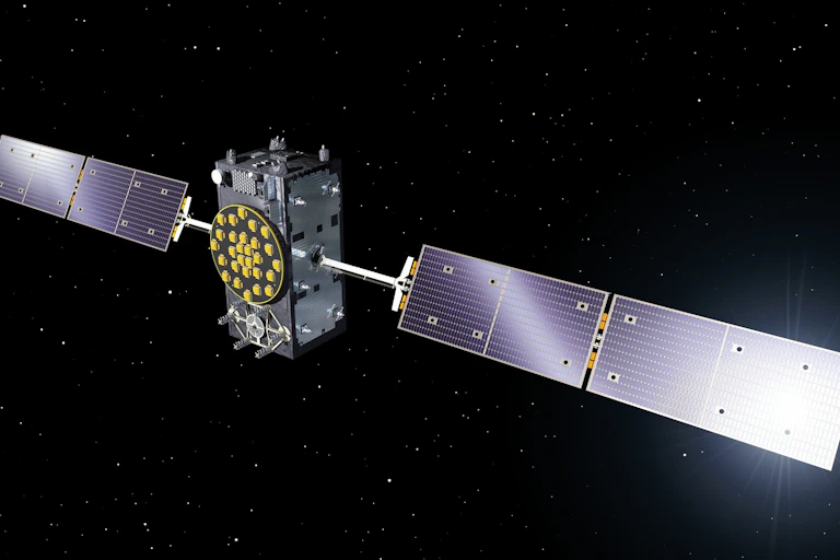 A part of the Galileo satellite system