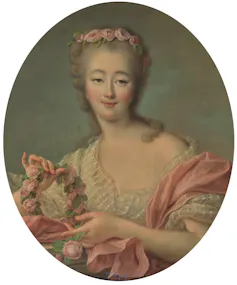 Retrato de Madame du Barry por François-Hubert Drouais.