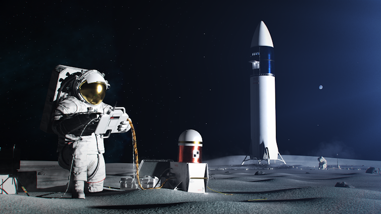 Artemis EVA Starship render