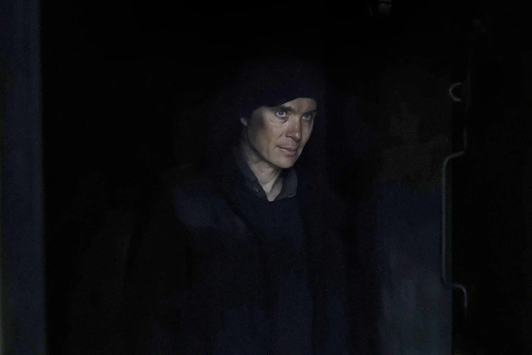 Cillian Murphy dressed as a coal-man
