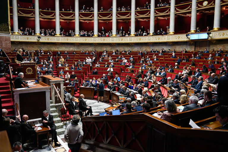 Vue large de l'Assemblée nationale