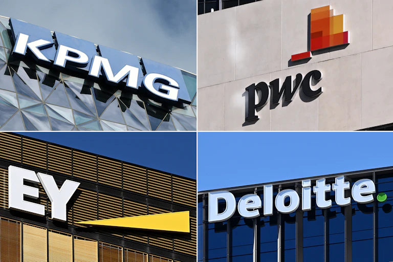 logos of the big four accounting firms