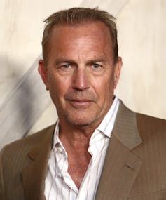 A head shot of Kevin Costner.