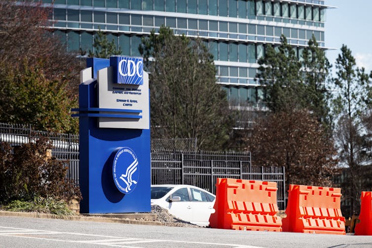Exterior view of the headquarters of the Centers for Disease Control and Prevention in Atlanta, Ga.