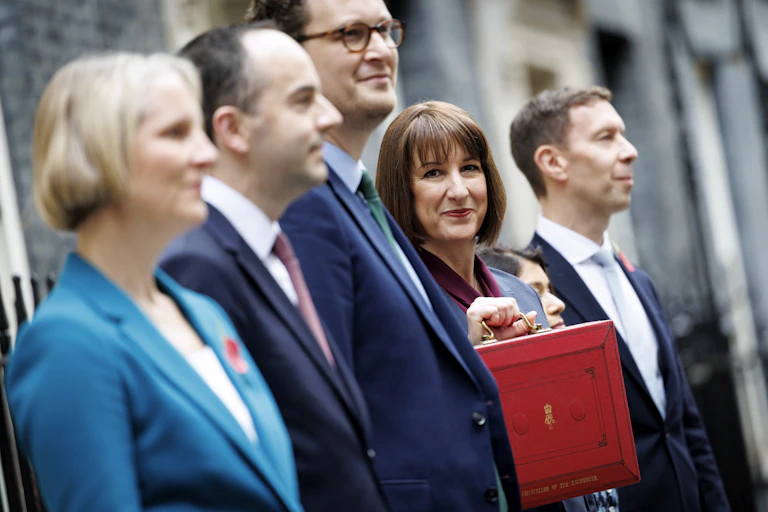 UK chancellor Rachel Reeves on budget day.