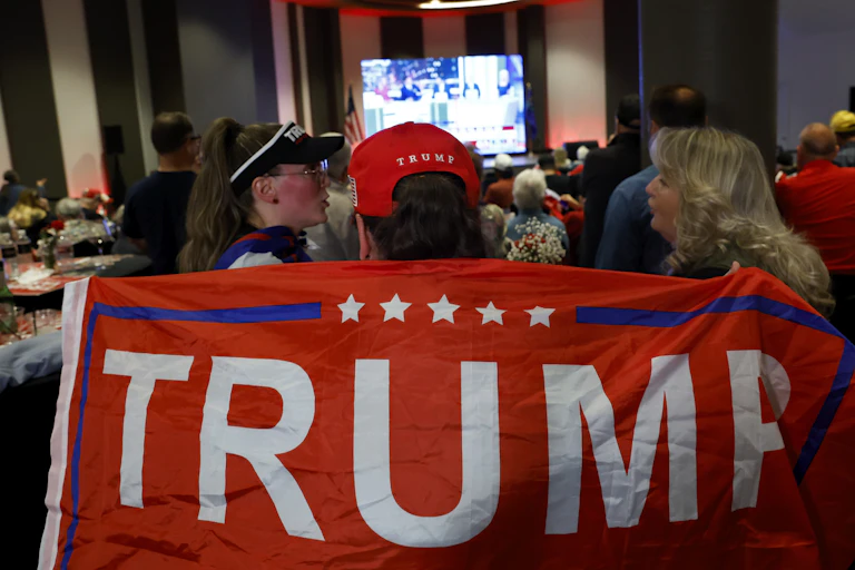 Voters in Nevada wait for the result.