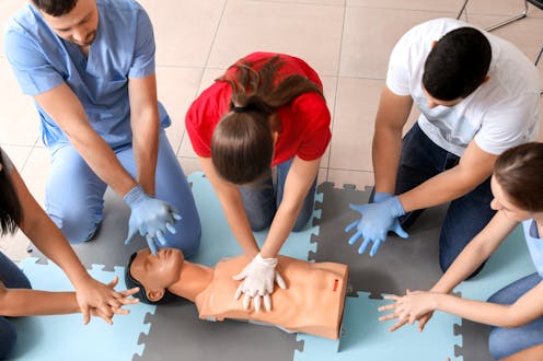 Women are less likely to receive CPR than men. Training on manikins with breasts could help