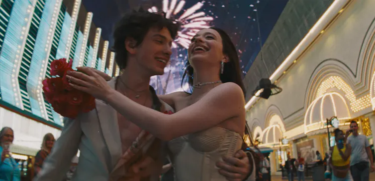 Anora and Vanya in Las Vegas