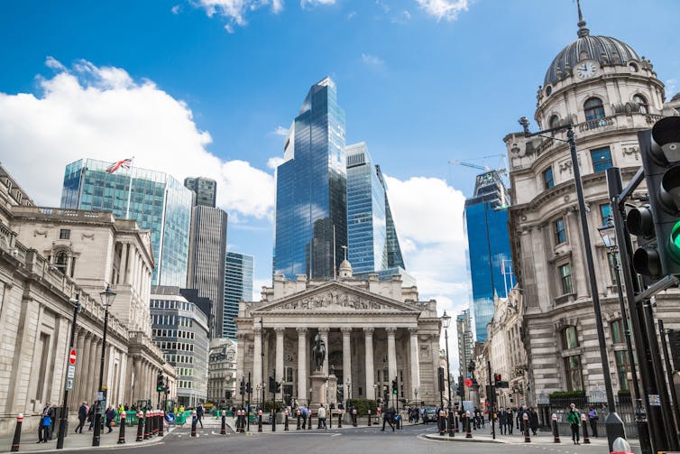 Bank of England building.