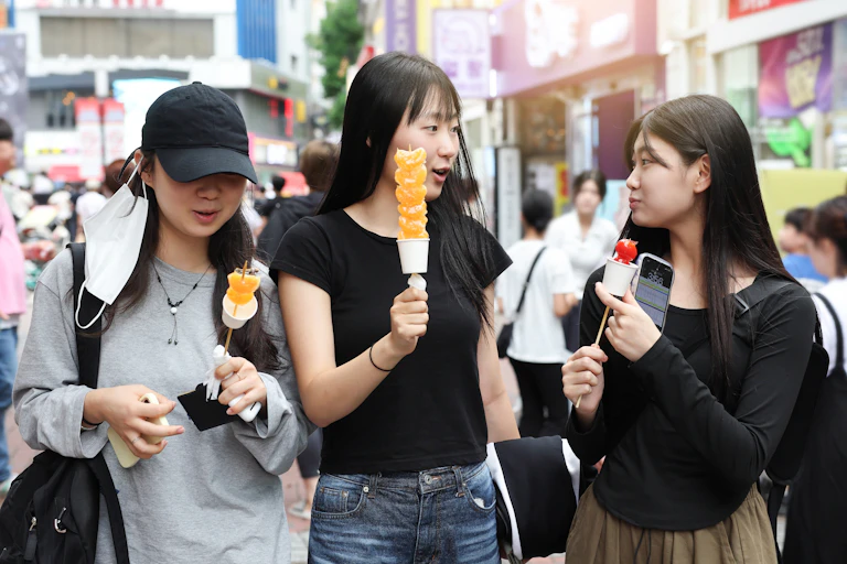 Three Korean women